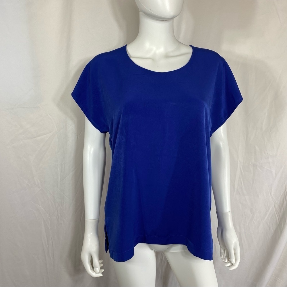 Sea Suns Vintage 3pc. Cobalt Blue Woman’s Pant Set *Petite* - Picture 6 of 16